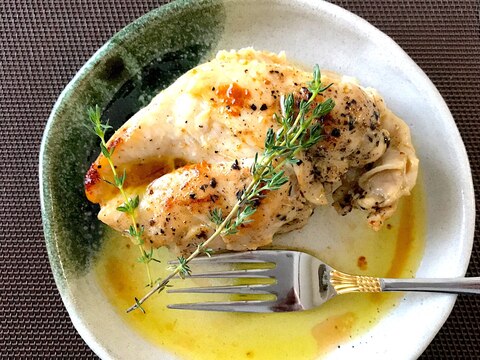 おしゃれな鶏のコンフィ☆ジップロックで簡単!